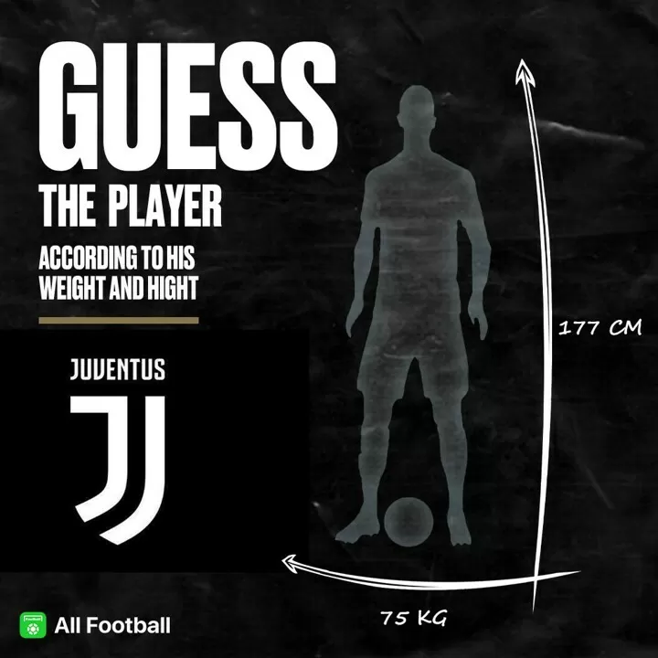 Guess The Player 177 Cm And 75 Kg From Juventus Who Is He