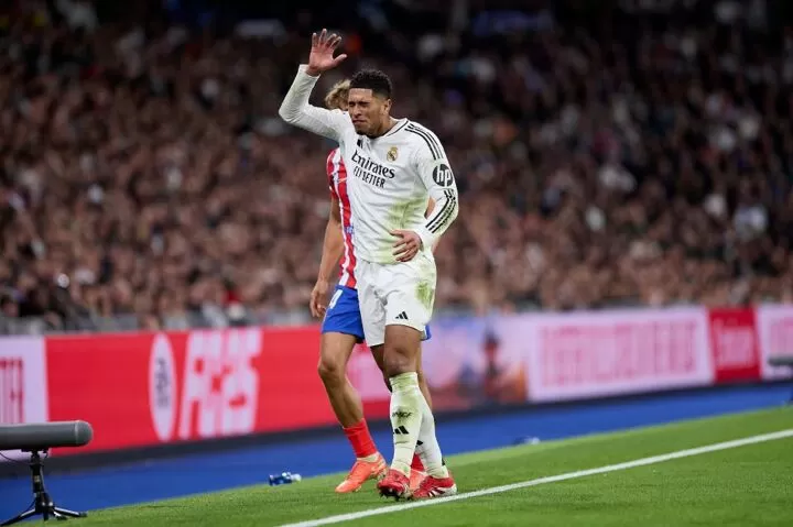 Bellingham caught screaming very X-rated rant at LaLiga linesman in Madrid  derby| All Football