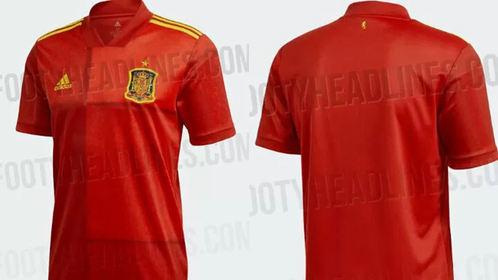 Spain S Euro 2020 Shirt Design Is Revealed With Traditional Red
