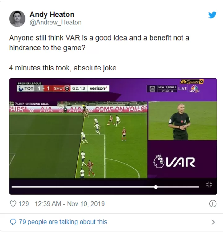 Var To Die A Slow Death Sheff Utd Fans Outraged After Var