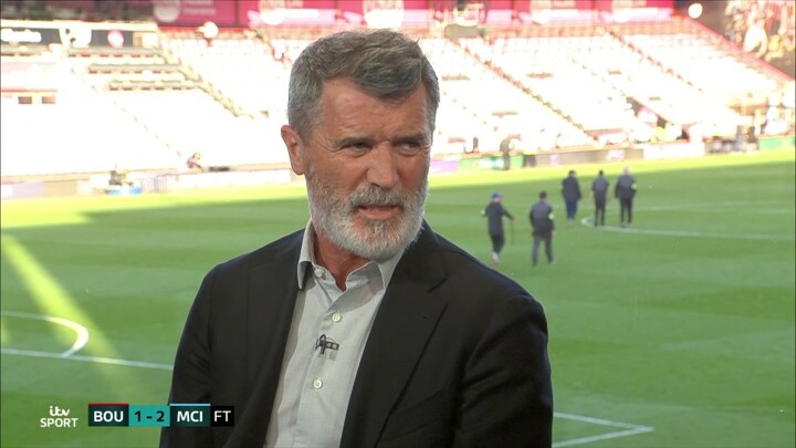 Keane shakes head and gives side-eye at Wright's antics during FA Cup coverage | AllFootball