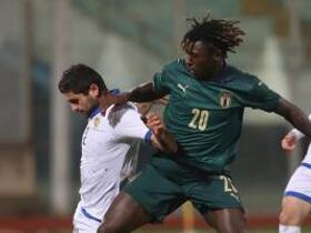 Moise Kean scores twice in Italy Under-21’s 6-0 thrashing of Armenia