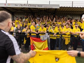 Non-league club left stunned after 100 fans join them in stands for match