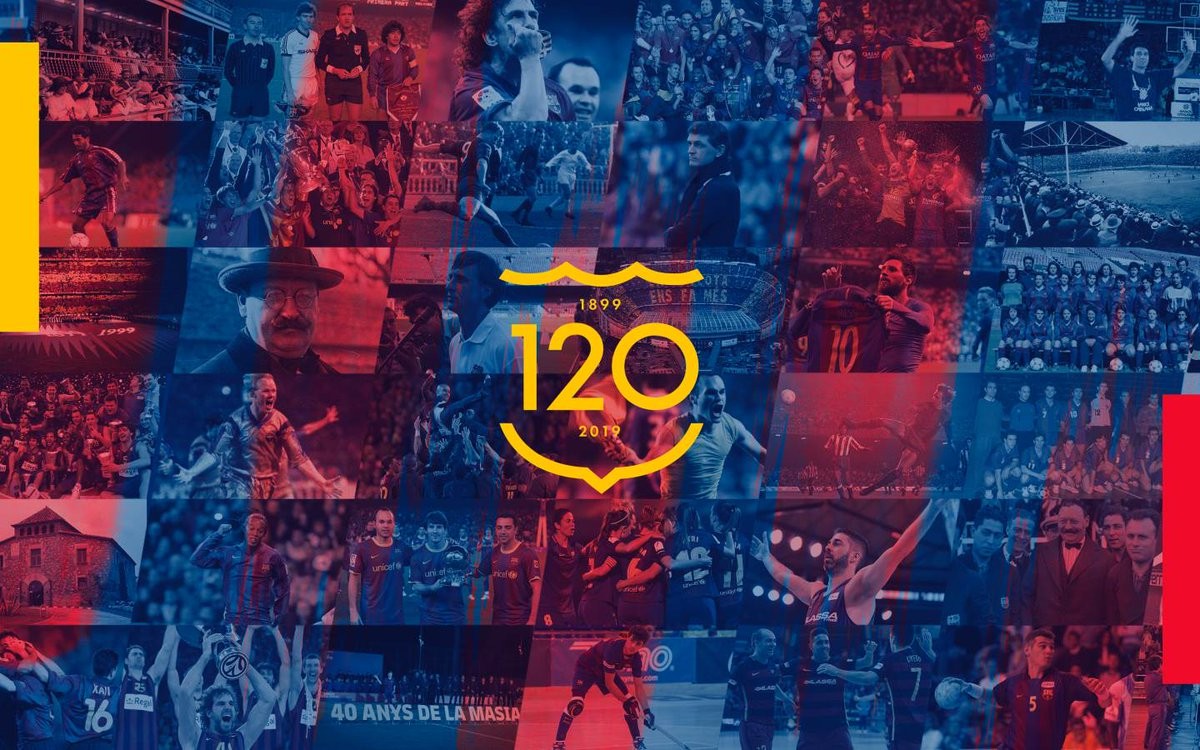 From 1899 to 2019! Always 'Mes que un club'! Happy 120th