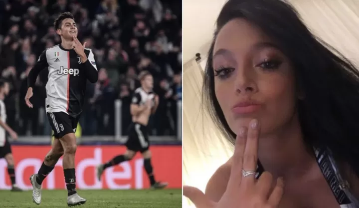 Dybala First Gesture To Chin Is For My Girlfriend And It S The