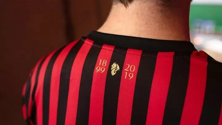 Milan 120 anniversary clearance jersey
