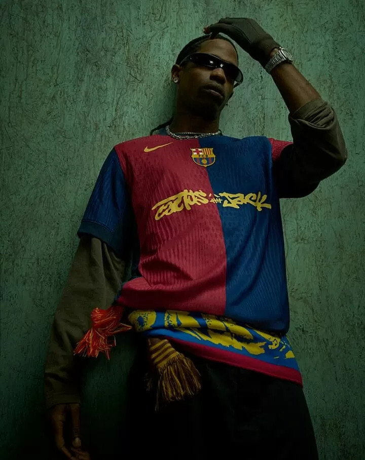Travis Scott teaming up with Barcelona with 'Cactus Jack