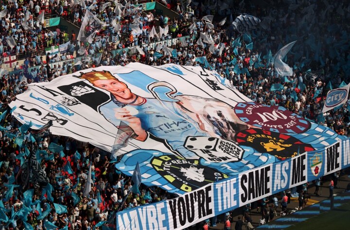 Classy Man City star anonymously donates £4,200 towards Man City fans'  Kevin De Bruyne FA Cup final display| All Football