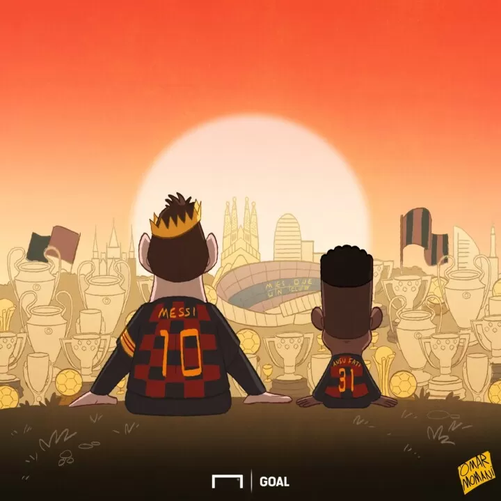Will Ansu Fati Replace Messi As The King Of Camp Nou All Football