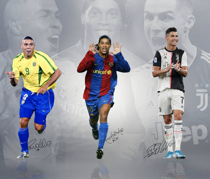Ronaldo Nazario Cristiano Ronaldo or Ronaldinho All Football