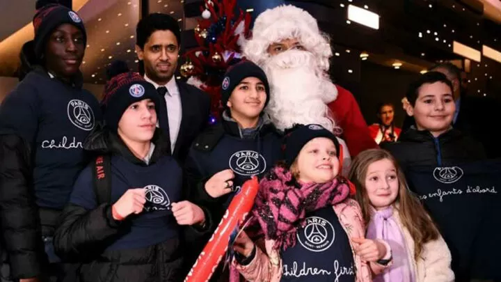 Mbappe Dresses Up As Santa Claus As Psg Welcome 250 Children For Amiens Clash All Football