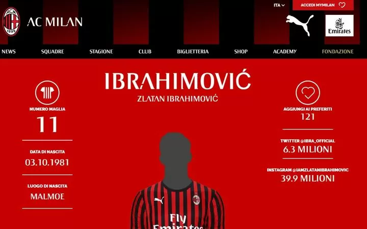 Ibrahimovic jersey number cheap