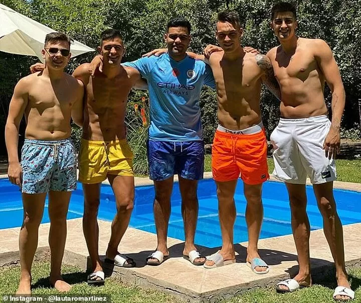 Lautaro Martinez S Family Show Their Colours As His Brother Dons Man City Shirt All Football