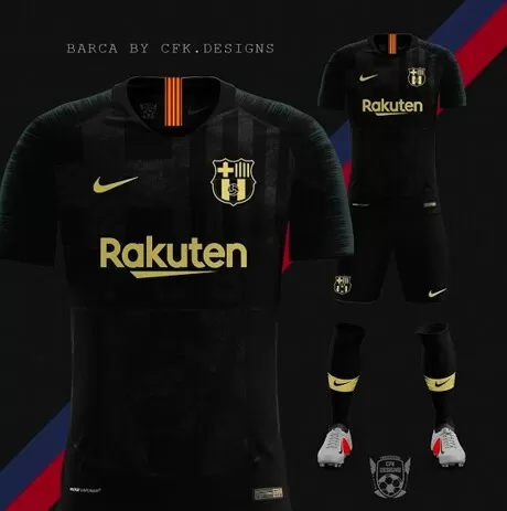 barca black jersey 2020