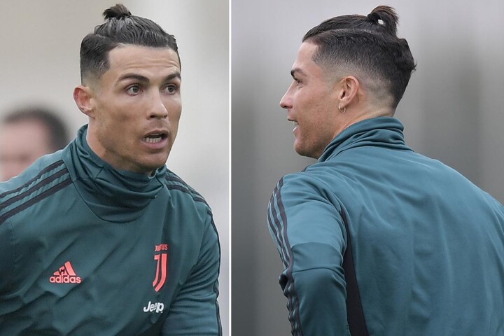 Cristiano Ronaldo debuts new haircut in Portugal training  CaughtOffside