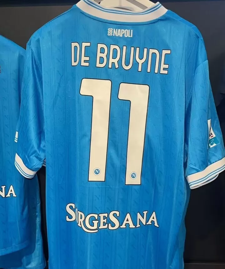 Confirmed by official online store: De Bruyne will wear No