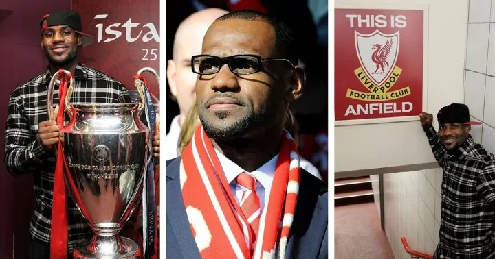 Lebron james owns liverpool online