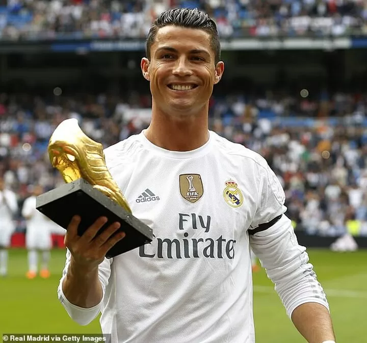 C ronaldo on sale golden boot
