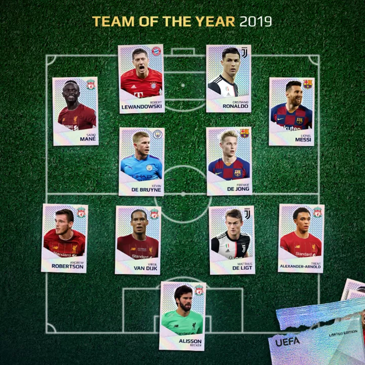 Team of the year 2019 uefa online