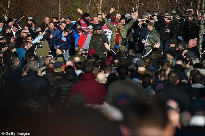West Ham Fans Gather To Protest Against Club Owners David Sullivan David Gold All Football