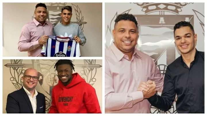 Ronaldo Nazario has a busy day as Real Valladolid complete three signings|  All Football