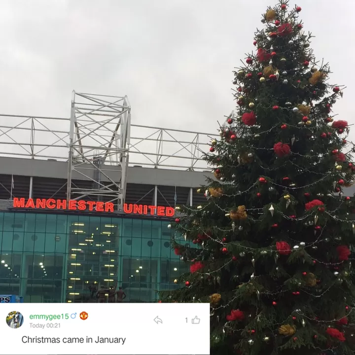 Man Utd Christmas Came In January Afers Feel Relieved That