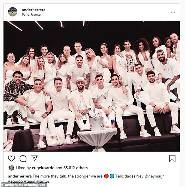 Inside Neymar S Glamorous 28th Birthday Party In Paris Nightclub All Football