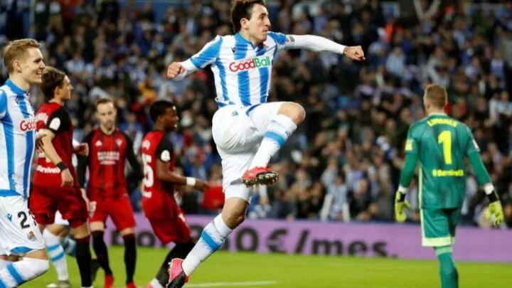 Real Sociedad Win In 2 1 But Mirandes Are Still Alive All Football