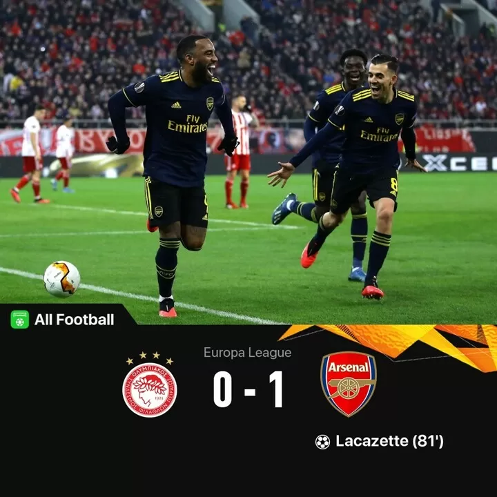 Olympiakos arsenal clearance live stream