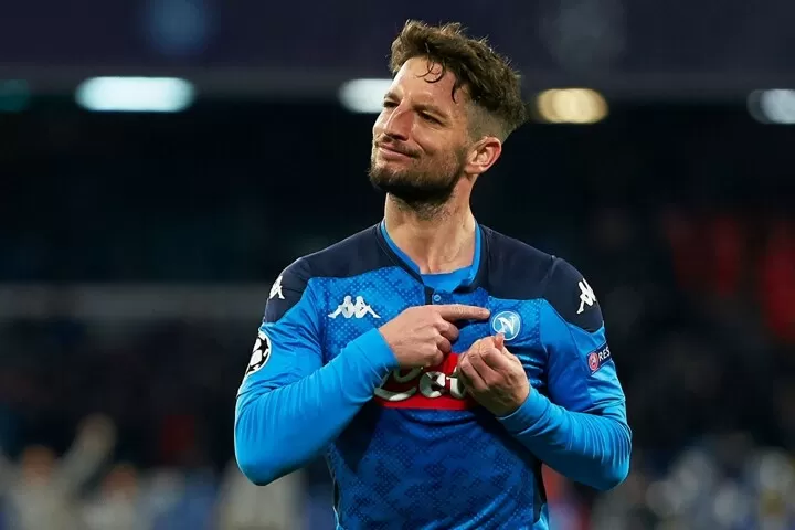 Penyerang Napoli, Dries Mertens