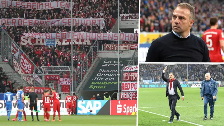 Bayern Munich Match Interrupted By Offensive Banners All Football