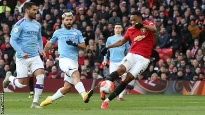 Man Utd 2 0 Man City Anthony Martial And Scott Mctominay Score In Derby Win All Football
