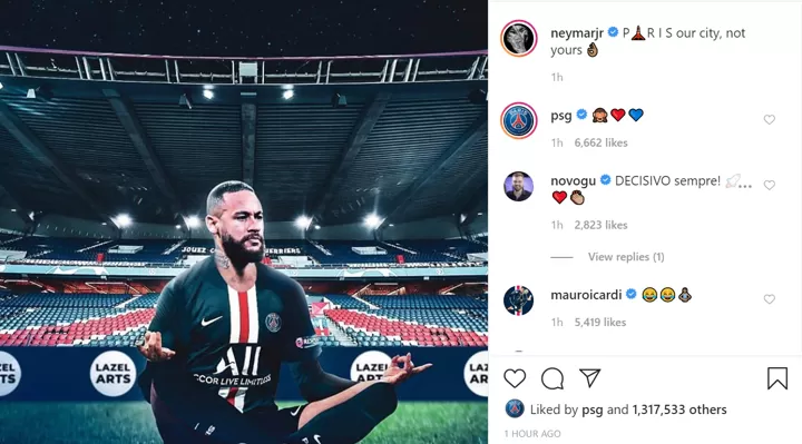 Paris Our City Not Yours Neymar Hits Back At Haaland On Ig After Ucl Win All Football