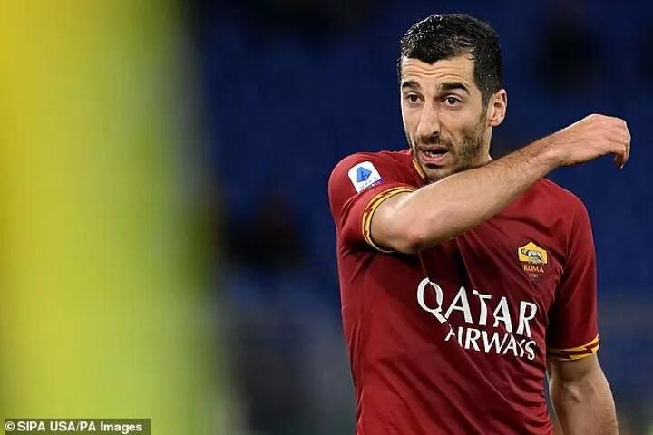 On-loan Mkhitaryan to remain at Roma for another season