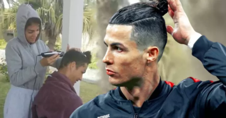 Daily Comments Only Georgina Can Shave The Perfect Ronaldo Haircut All Football