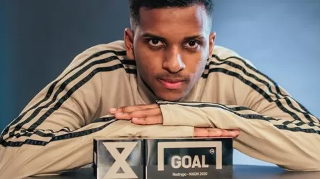 Rodrygo Wins Goal S Best Young Player Ahead Of Ansu Fati Greenwood All Football