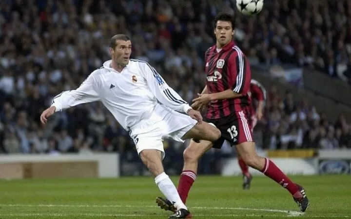 Football Classic Zidane Scoring The Greatest Goal In Champions League History All Football