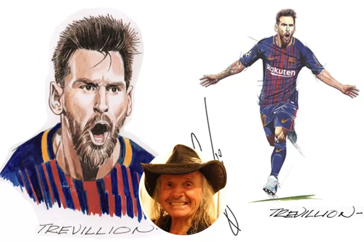 Af Painting Challenge Learn How To Draw Messi In 5 Easy Steps