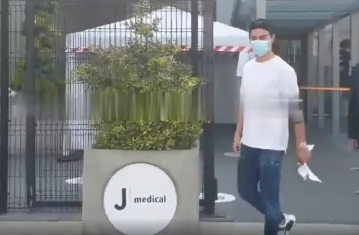 Dybala takes a routine medical test at Juve after recovering from ...
