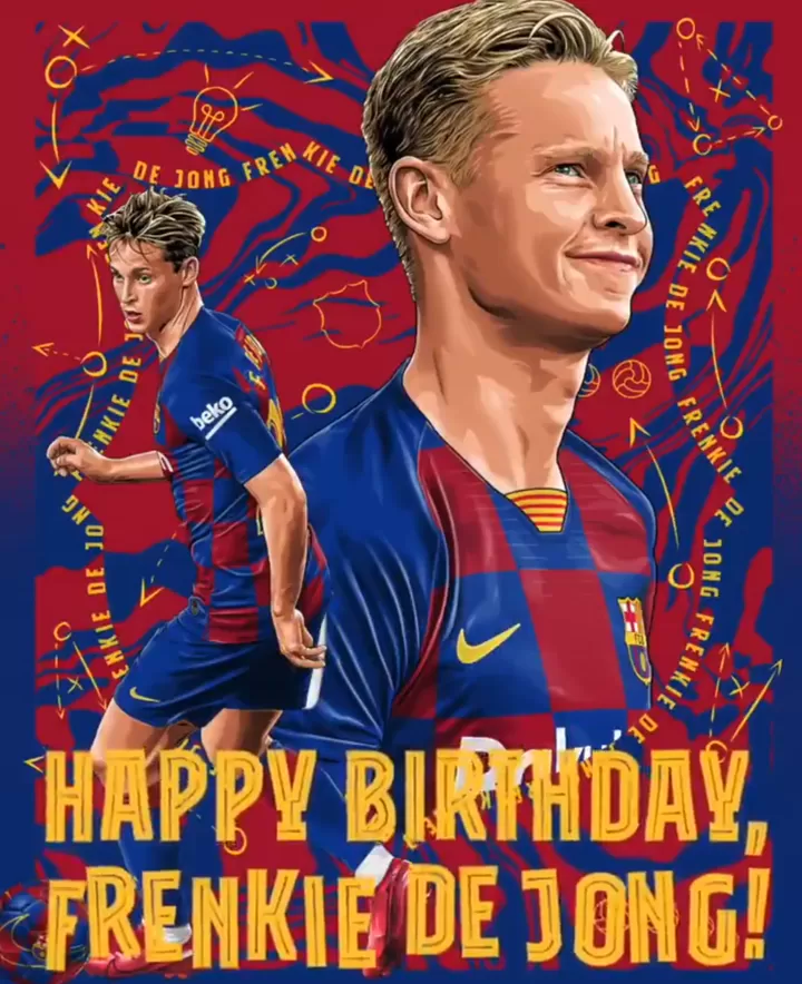 Happy 23rd Birthday Of Barca S Young Midfield Maestro Frenkie De Jong All Football