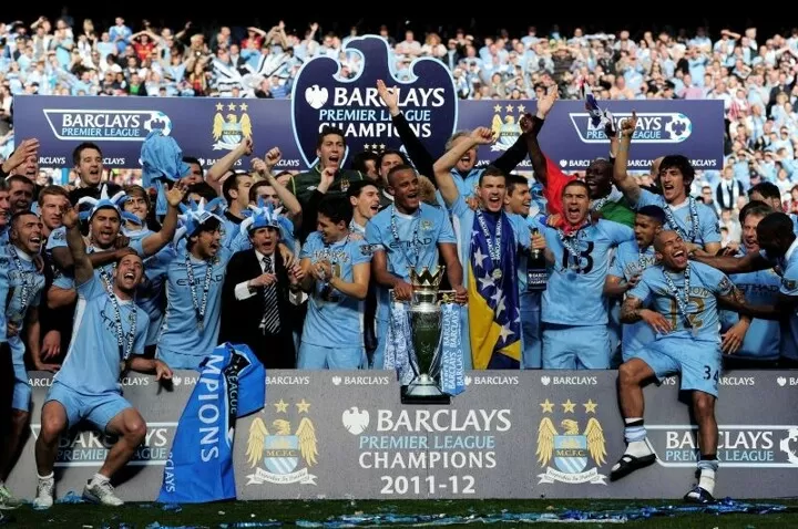 Manchester City's dramatic 2011 12 Premier League title win in