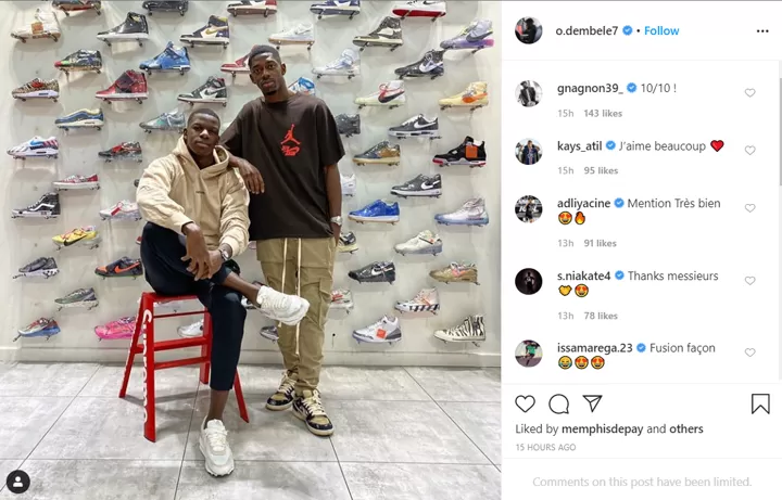 Ousmane Dembele Reappears In Public With Fresh Instagram Post All Football