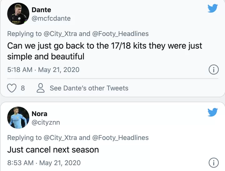 Man City Fans Give Unanimous Verdict On 2020 21 Leaked Third Kit All Football