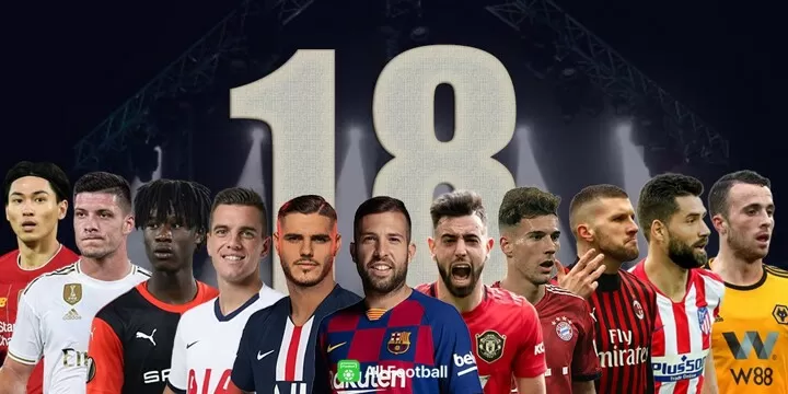 Famous number discount 18 football players
