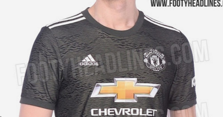 adidas 2020-21 Manchester United Away Jersey Legacy Green-black