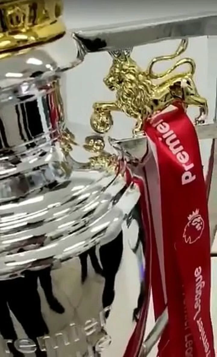 Liverpool Premier League Champions Footage Emerges Of Trophy