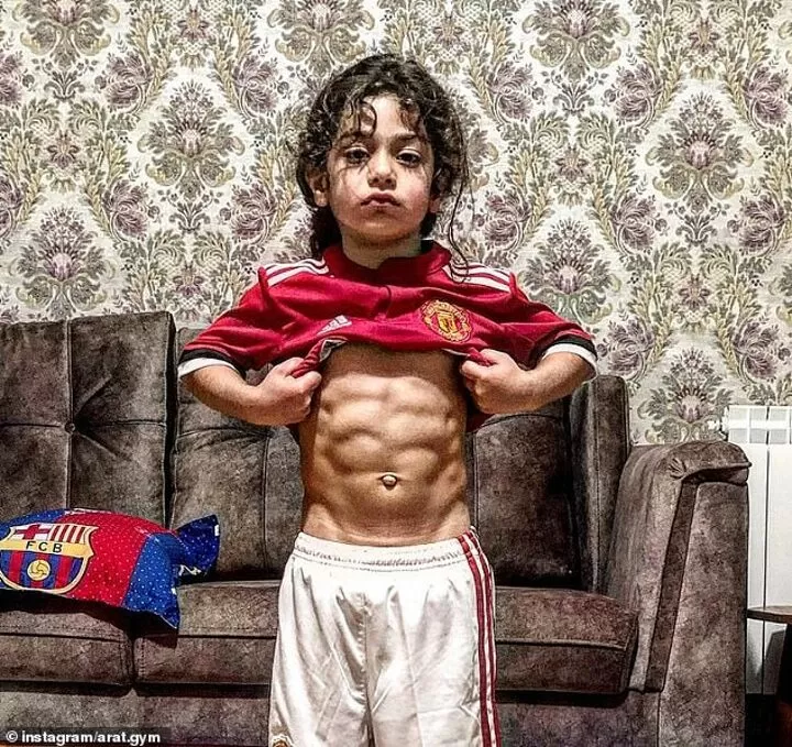 Boy, 6, with 'six-pack' wins place at Liverpool FC Academy