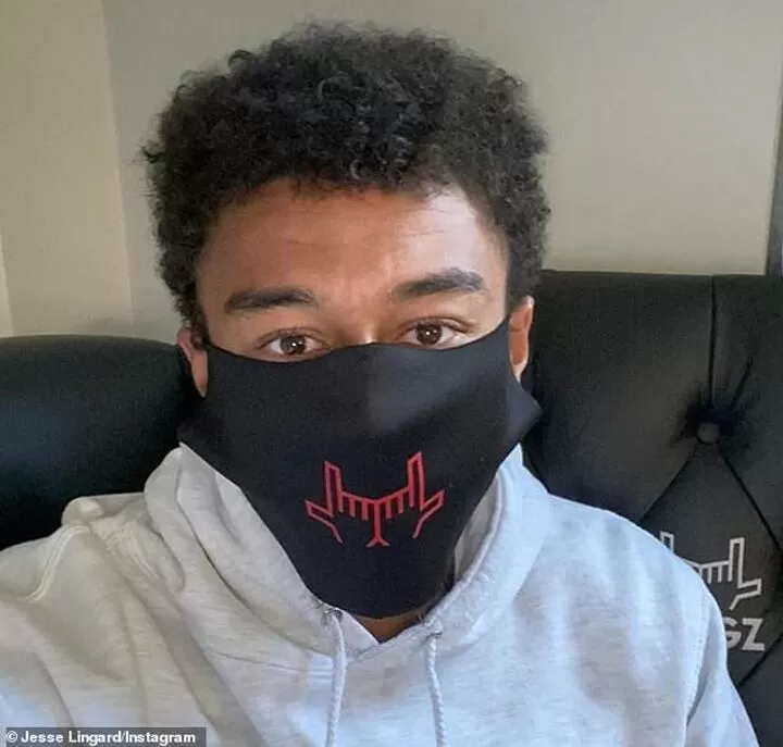 Lingard Creates 12 Jlingz Face Masks With All Proceeds Going To Nhs All Football