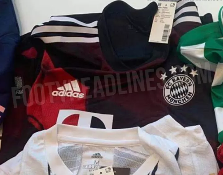 Bayern S New 3rd Kit With Red Vintage Inspired Rauten Graphic Print Leaked All Football