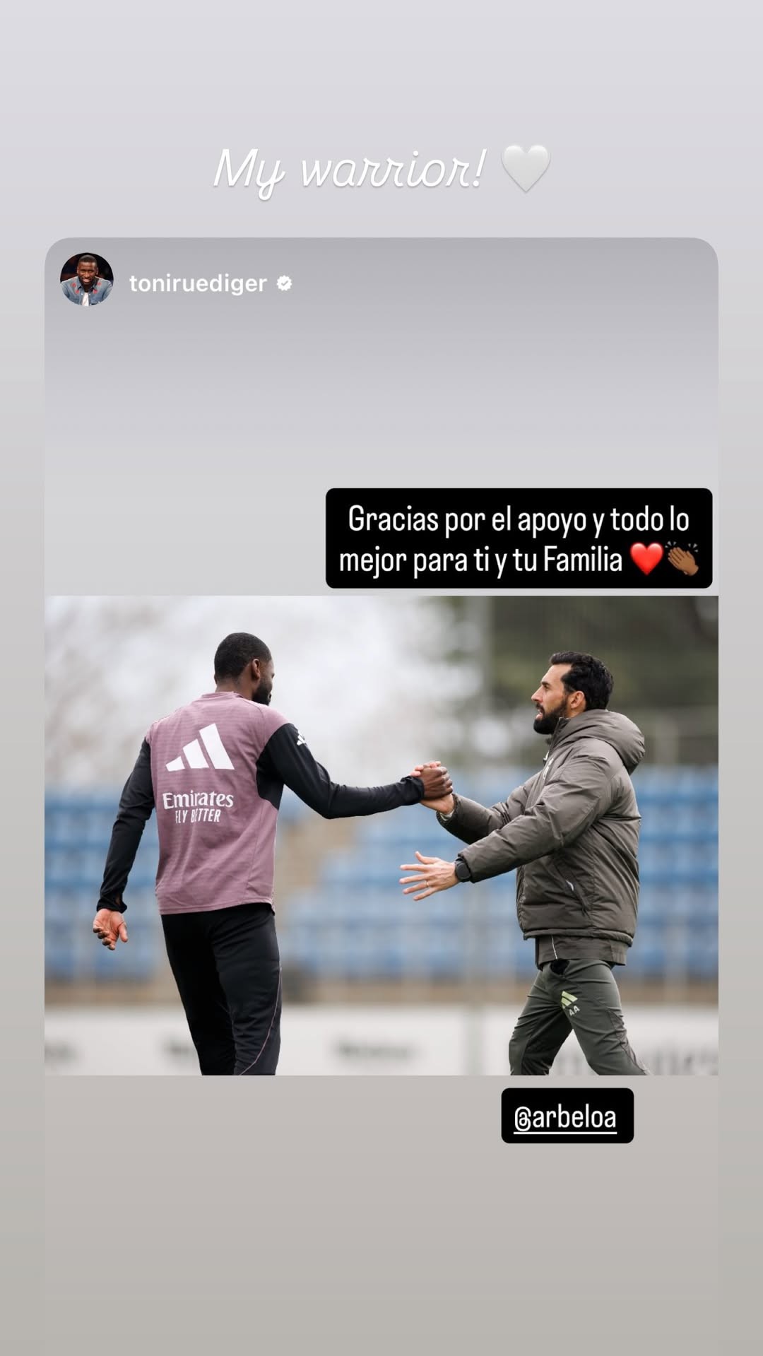 Arbeloa replies to RM players' farewell messages on social media, including Mbappe & Vinicius